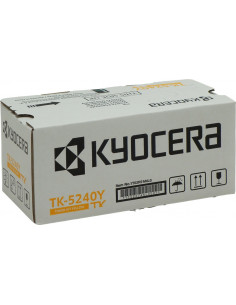 TK-5240Y - Toner original KYOCERA 1T02BX0EU143 jaune 3 000 pages 