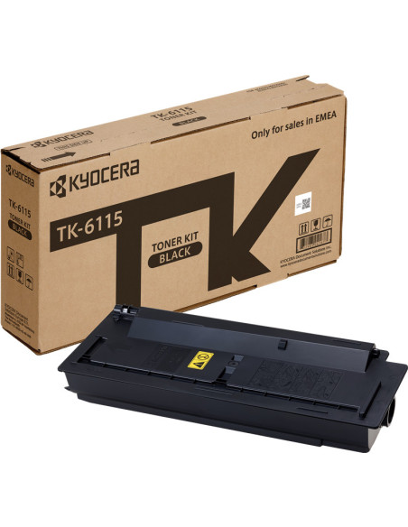 TK-6115 - Toner original KYOCERA 1T02BX0EU72 noir 15 000 pages 