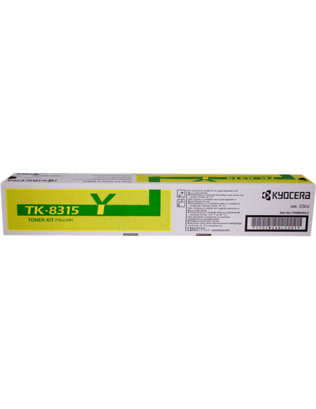 TK-8315y - Toner original KYOCERA 1T02BX0EU90 jaune 6 000 pages 