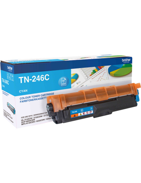 TN-246C - Toner original Brother TN-246C Cyan 2 200 pages 