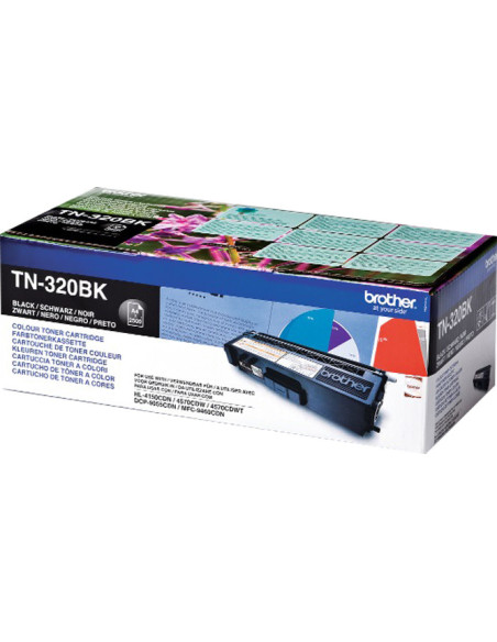 TN-320BK - Toner original Brother TN-320BK Noir 2 500 pages 