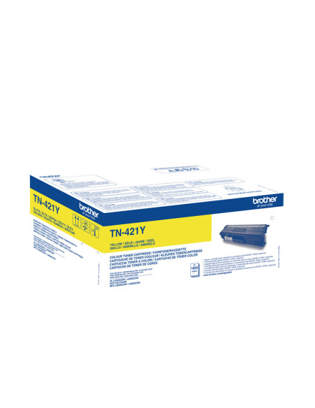 TN-421Y - Toner original Brother TN-421Y Jaune 1 800 pages 