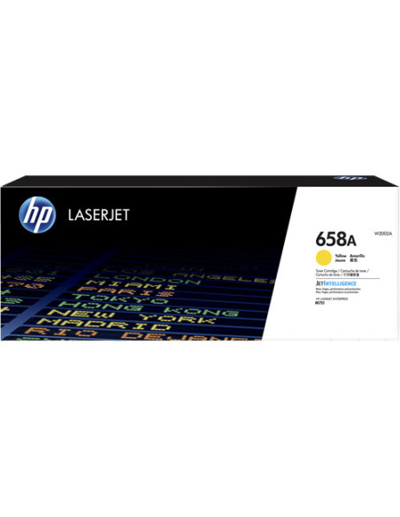 W2002A - Toner original HP 658A Jaune 6000 pages 
