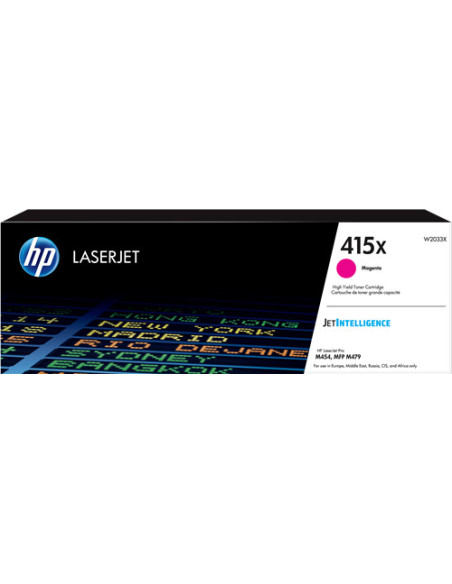 W2033X - Toner original HP 415X Magenta 6000 pages 