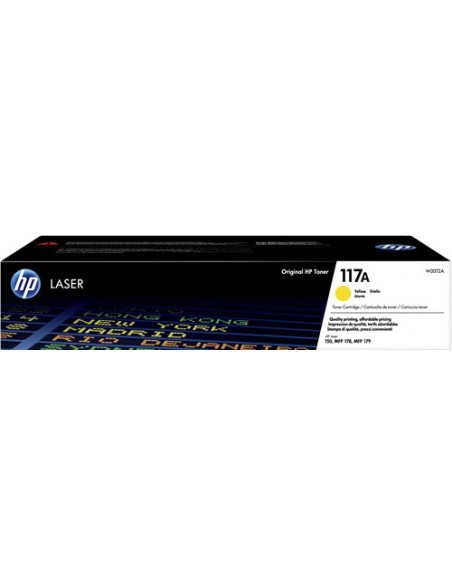 W2072A - Toner original HP 117A Jaune 700 pages 