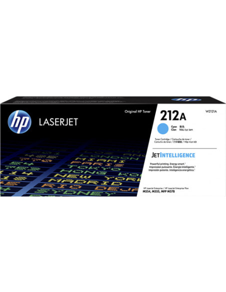 W2121A - Toner original HP 212A Cyan 4500 pages 
