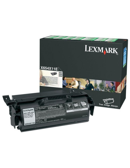 X654X11E - Toner Noir original Lexmark - 36000 pages 