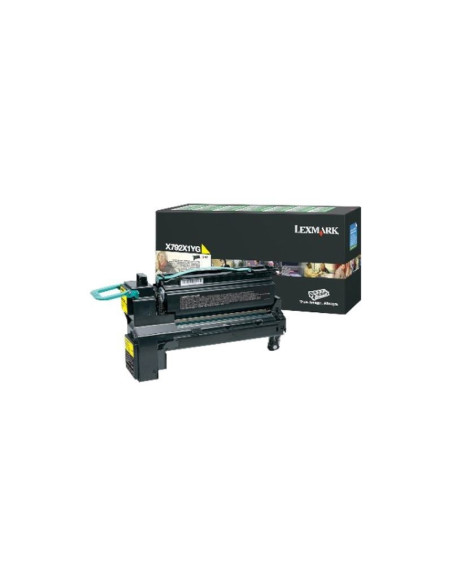 X792X1YG- Toner Jaune original Lexmark - 20000 pages 