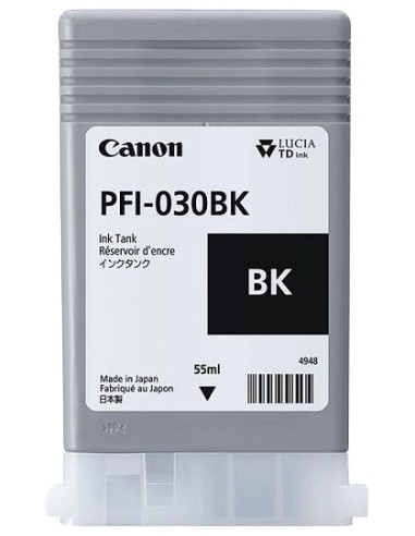 PFI-030bk - Cartouche d'encre Originale Canon Noir - 55 ml 