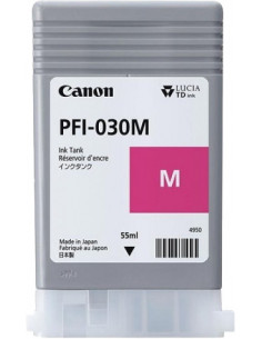 PFI-030m - Cartouche d'encre Originale Canon Magenta - 55 ml 