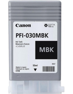 PFI-030mbk - Cartouche d'encre Originale Canon Noir Mat - 55 ml 