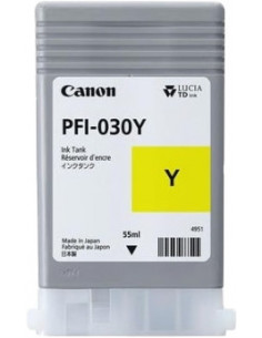 PFI-030y - Cartouche d'encre Originale Canon Jaune - 55 ml 