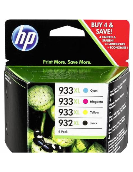 HP C2P42AE - PACK DE 4 CARTOUCHES D'ENCRE 932XL/933XL