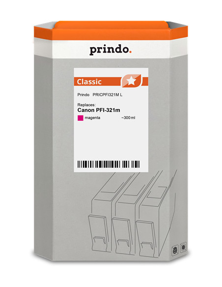 Cartouche d'encre Magenta PFI-321M Compatible pour Canon 300ml
