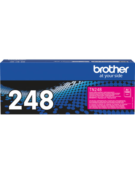 Toner Brother original TN-248M Magenta - 1000 pages pour imprimante 