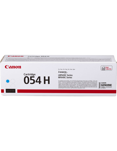 Toner CANON original 054 hc Cyan 3027C002 jusqu'à 2300 pages 