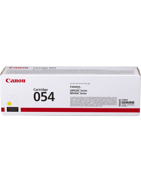 Toner CANON original Jaune 054 y 3021C002 - 1200 Pages 54 y 