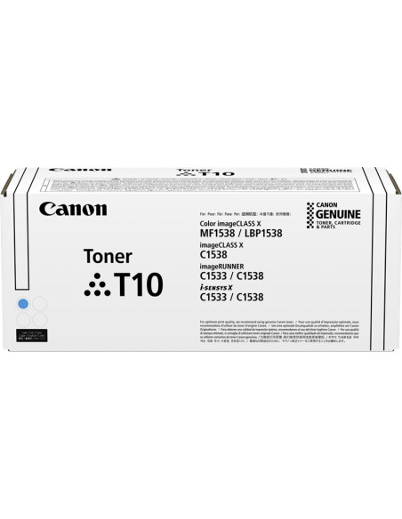 Toner CANON original T10 c 4565C001 Cyan - 10 000 pages 