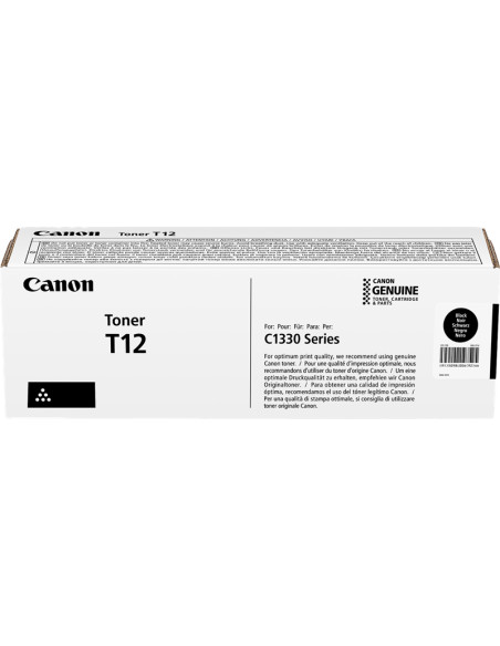 Toner CANON original T12 bk 5098C006 - 7400 pages Noir 