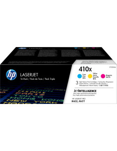 Toner HP original CF252XM Multipack Cyan Magenta Jaune 410X 