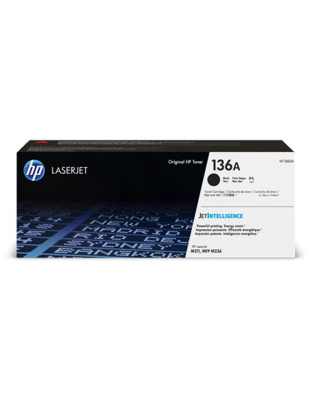 Toner HP original W1360A 136A Noir - 1150 pages à prix imbattable 