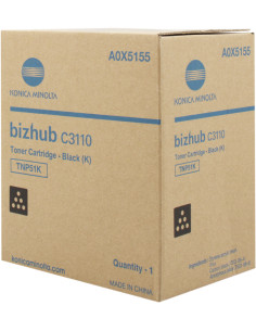 Toner KONICA original A0X5155 TNP51K Noir - 5000  + MediaRange CD- R 700 Mo 