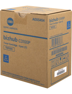 Toner KONICA original A0X5454 Cyan TNP50C - 5000 pages 