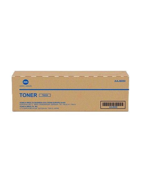 Toner original Konica Minolta AAJ6050 TN326K Noir - 30000  