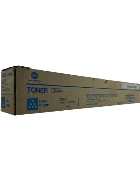 Toner KONICA Minolta original AAV8450 Cyan TN328C - 28000 pages 