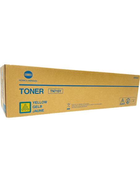 Toner KONICA original Jaune ACP8250 TN-715Y - 45000 Pages 