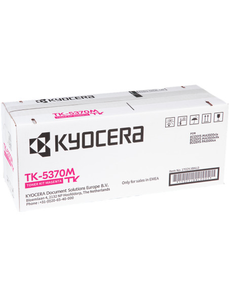 Toner KYOCERA original Magenta TK-5370M - 5000 pages 1T02YJBNL0 