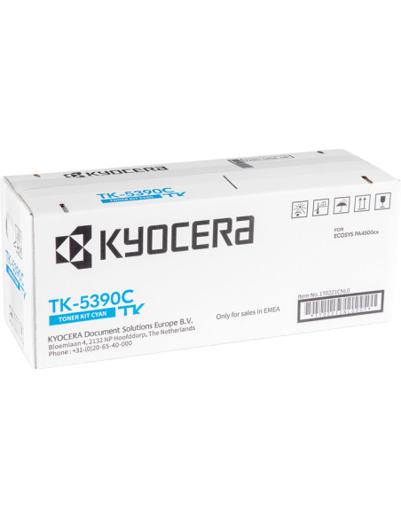 Toner KYOCERA original TK-5390C Cyan - 13000  de qualité supérieure 