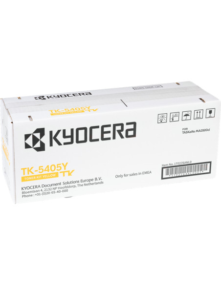 Toner KYOCERA original Jaune TK-5405Y - 10000 pages 1T02Z6ANL0 