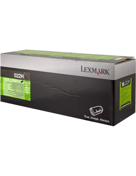 Toner original LEXMARK 522H Noir - 25000 pages 52D2H00 