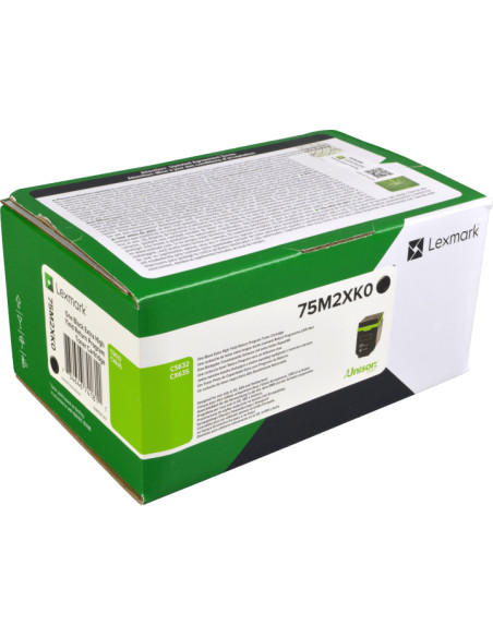 Toner LEXMARK original 75M2XK0 Noir pour CS632/CX635 - 20000 pages 