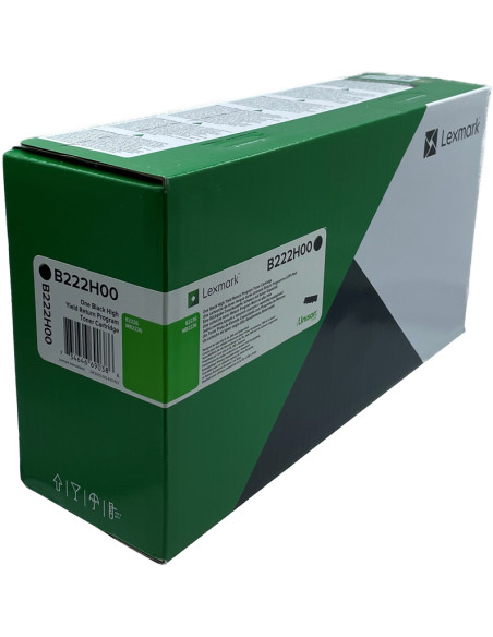Toner LEXMARK original B222H00 Noir pour MB2236 - 3000 pages 