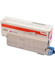 Toner OKI original Magenta 46490606 C532 - 6000 pages en stock 