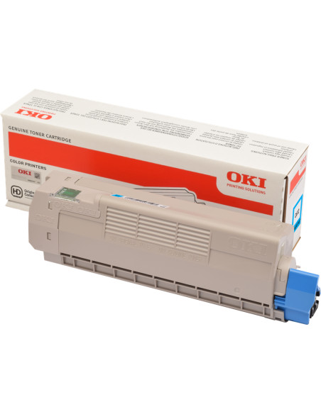Toner OKI original 46507507 Cyan C612 - 6000 pages de qualité 