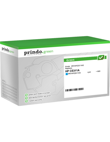 Toner HP Compatible CE311AG Prindo Green Cyan 1000 Pages 