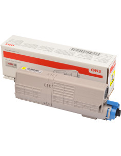 Toner OKI Compatible Jaune 6000 pages pour 46490605 Prindo Basic L 