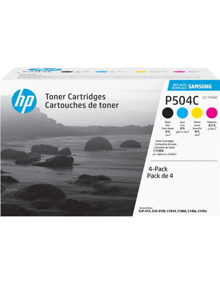Toner SAMSUNG original CLT- P504C Multipack 4 Couleurs Noir/Couleur 