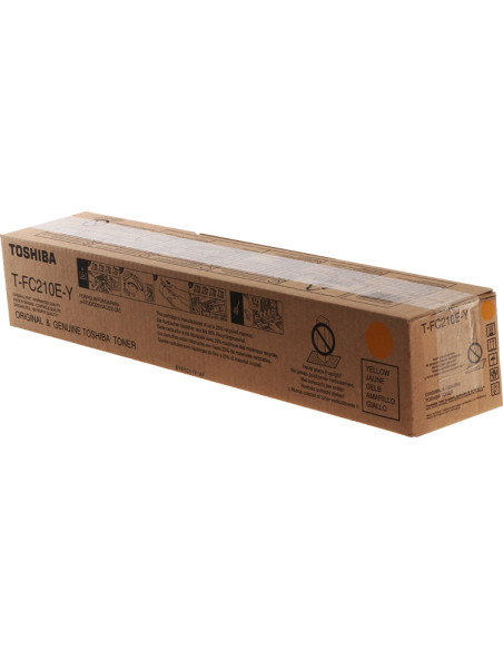 Toner TOSHIBA original Jaune T- FC210EY 33600 Pages 6AJ00000168 