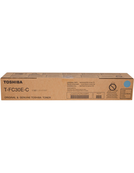 Toner original TOSHIBA T- FC30EC Cyan 33600  - 6AG00004447 