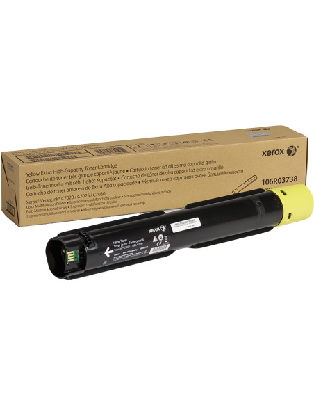 Toner original XEROX Jaune 106R03738 pour VersaLink C7020/C7025/7030 