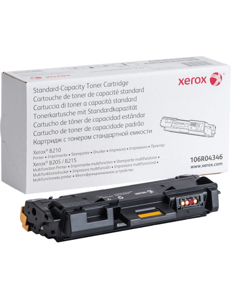 Toner XEROX original 106R04346 Noir B215 - 1500 Pages 