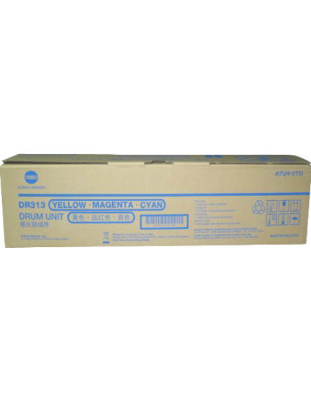 Tambour d'image Konica Minolta DR313 A7U40TD - Plusieurs couleurs, 75000 pages 