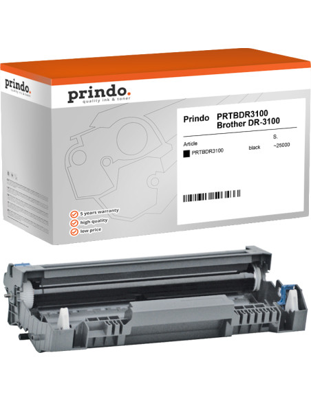 Tambour d'image noir Prindo DR3100 compatible Brother DR-3100 