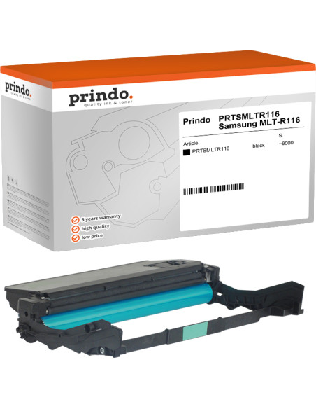 Prindo MLTR116 Tambour d'image Noir compatible Samsung MLT-R116 