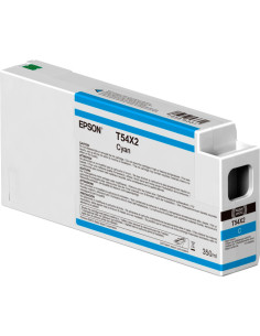 C13T54X200 - Cartouche d'encre originale Epson T54X2 Cyan 350 ml - UltraChrome HDX/HD