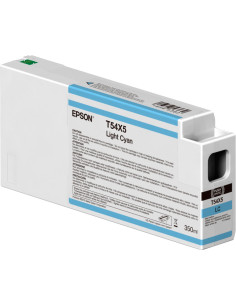 C13T54X500 - Cartouche d'encre originale Epson T54X5 Cyan clair 350 ml - UltraChrome HDX/HD